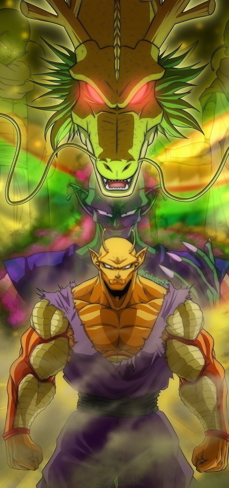 736x1566 Piccolo with saiyans. Piccolo wallpaper dragon ball z, Dragon ball super artwork, Dragon ball super