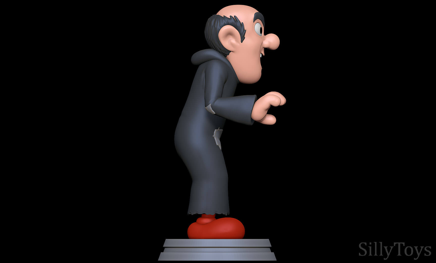 1760x1063 Gargamel 3D Model