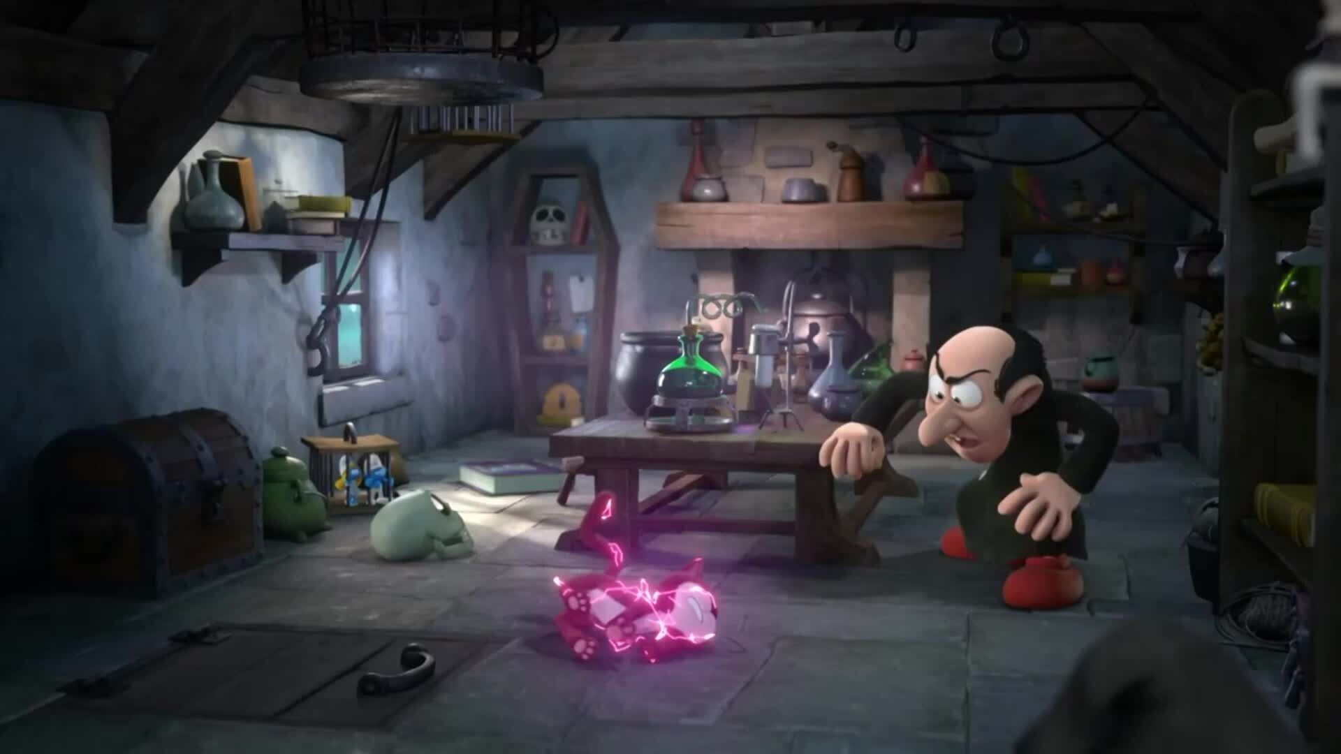 1920x1080 The Smurfs House Interior