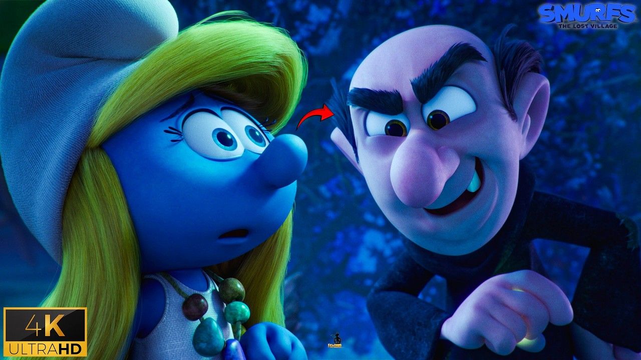 1280x720 Gargamel Captures Smurfs Scene