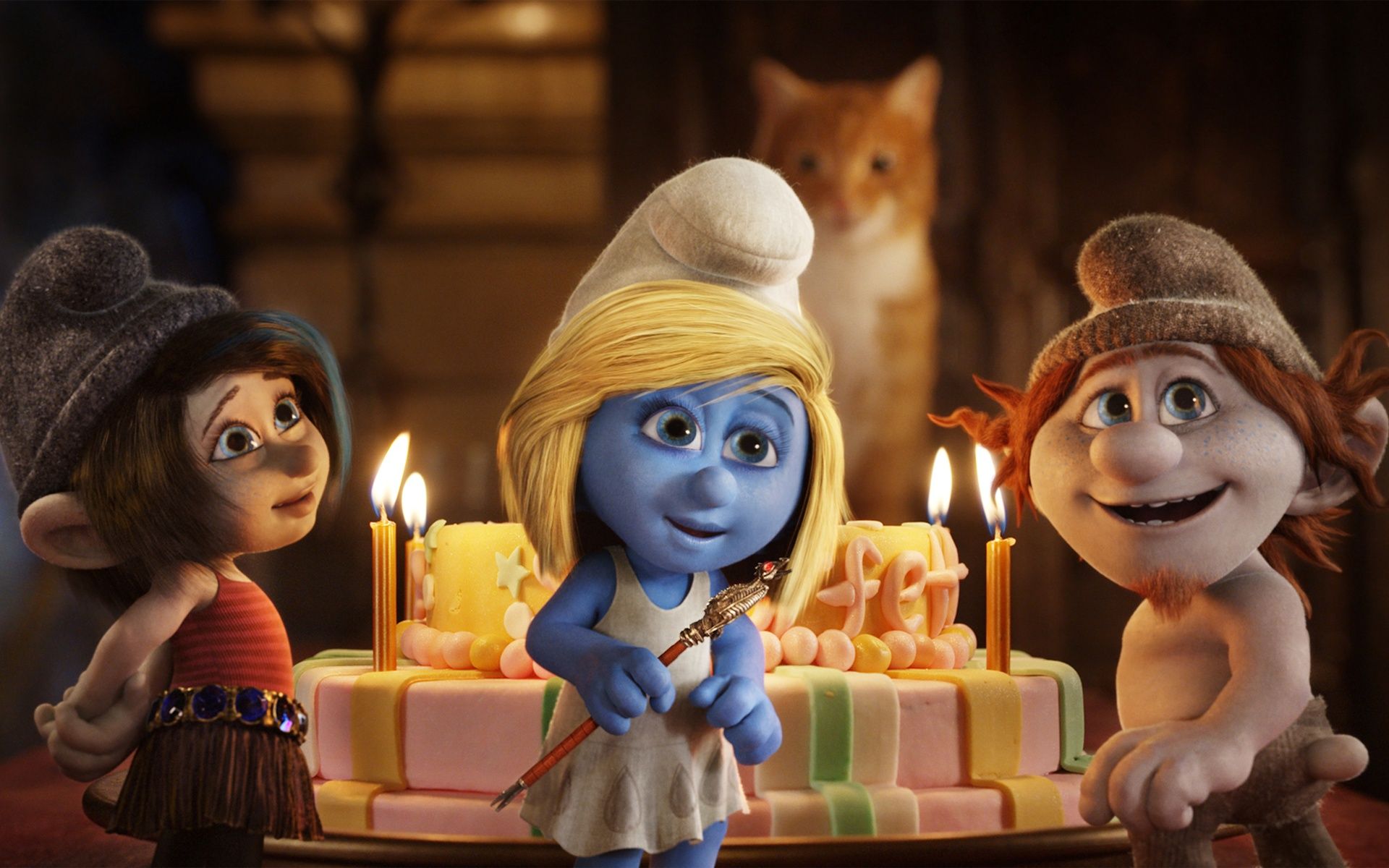 1920x1200 Smurfs 2 HD Movie Magic Wallpaperx1200