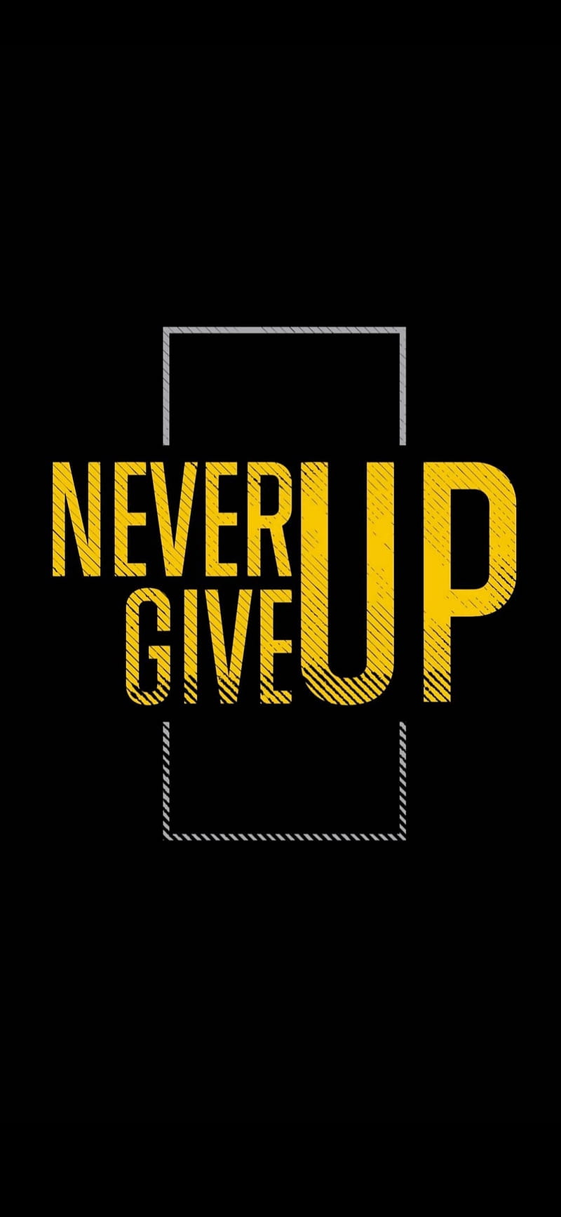 800x1734 Never give up, black, faith, HD phone wallpaper