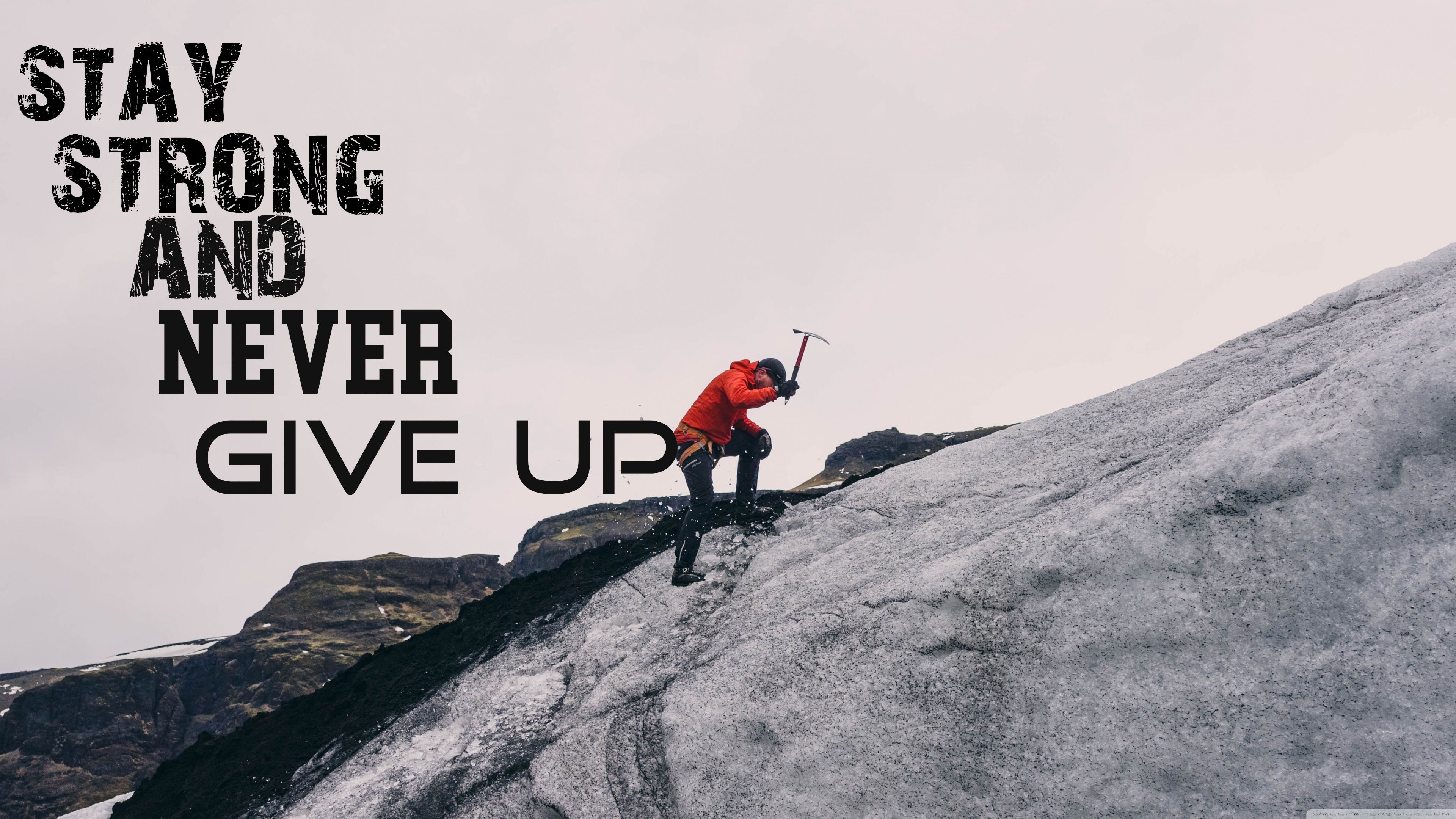 3840x2160 Never Give Up 4K UHD Wallpaper for UltraHD Desktop and TV : Dual and Triple Monitor : Smartphone and Tablet Devices