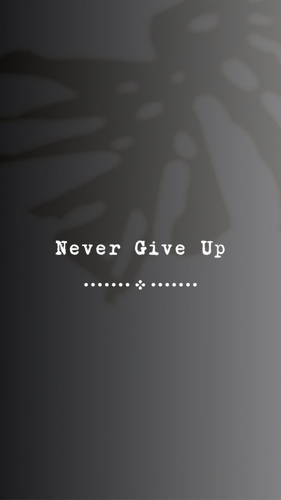 900x1600 Brown Never Give Up Quote Mobile Video