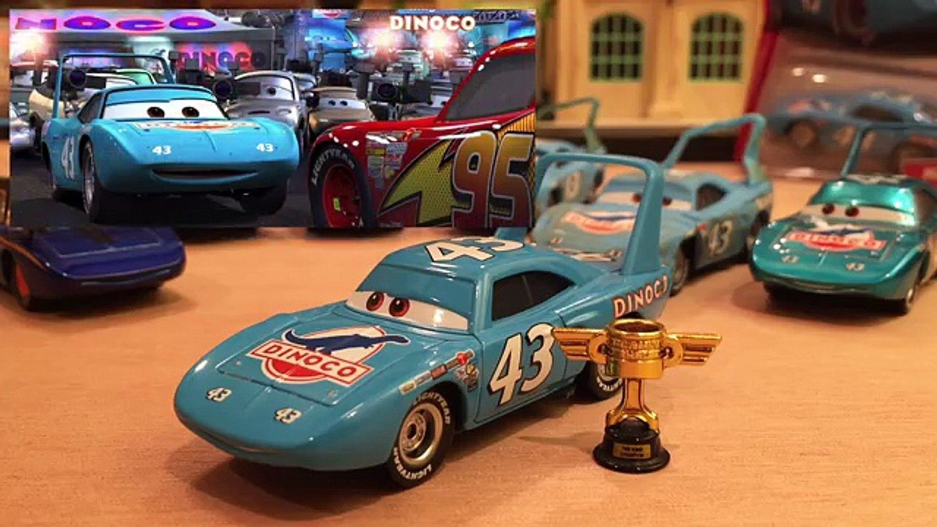 1920x1080 Mattel Disney Cars All The King Strip Weathers Variations (Damaged, Metallic, Gold, Star Wars)