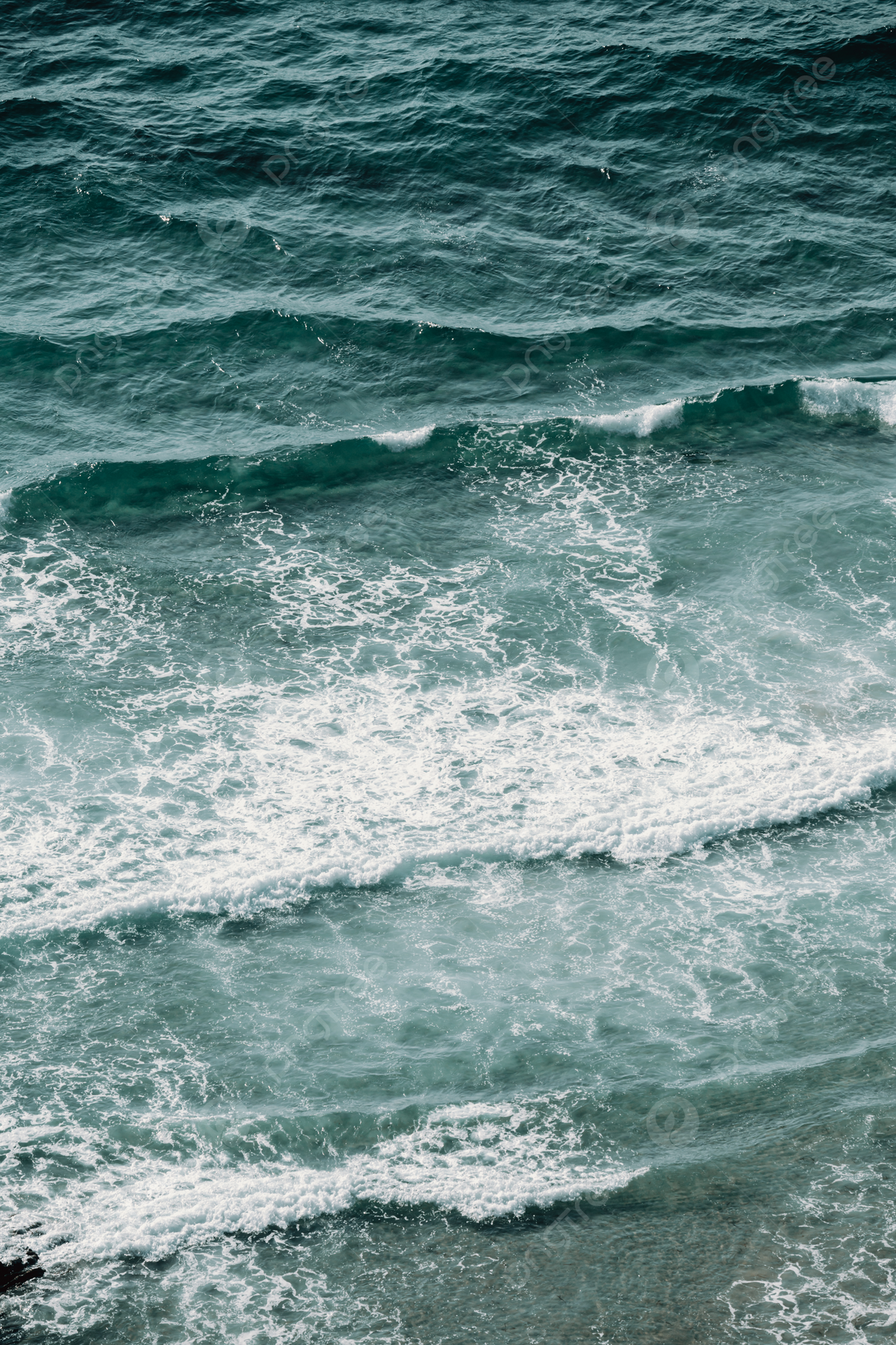 1200x1800 An Elevated Perspective Of Ocean Waves In Open Waters Photo Background And Picture For Free Download