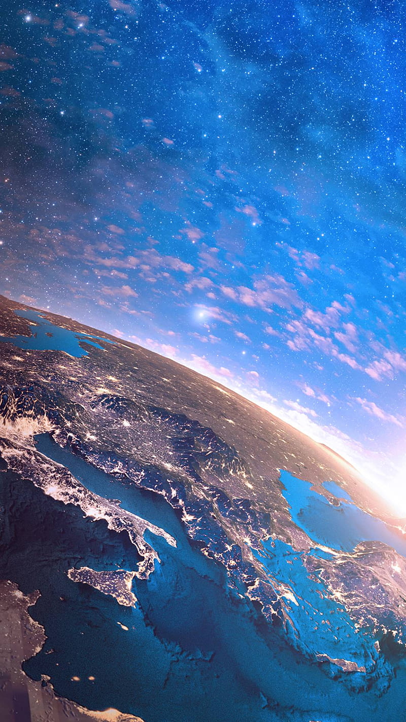 800x1422 World, earth, space, grand, canyon, orbit, wave, waves, sky, star, walk, HD phone wallpaper