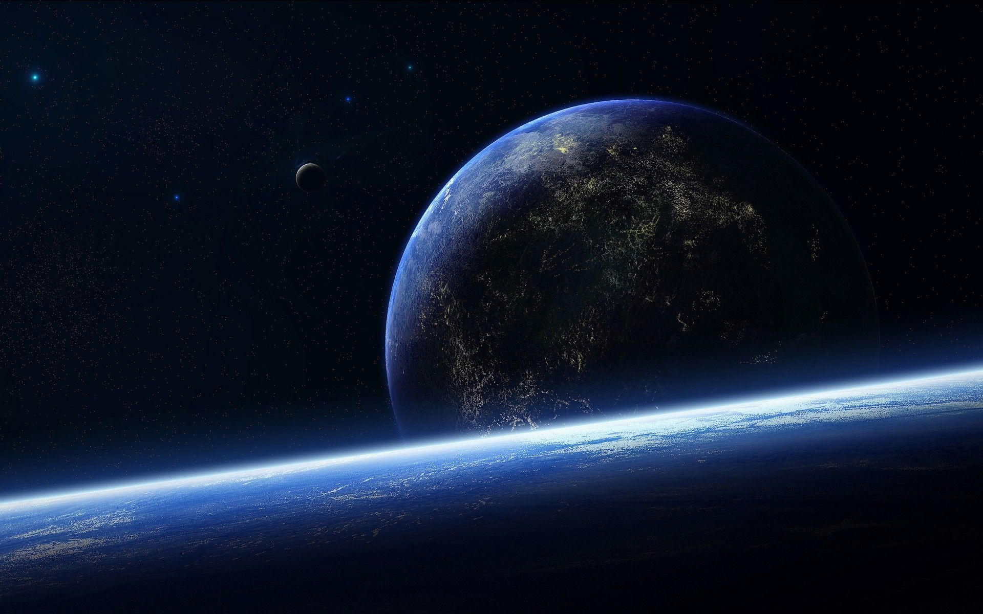 1920x1200 outer, Space, Earth Wallpaper HD / Desktop and Mobile Background