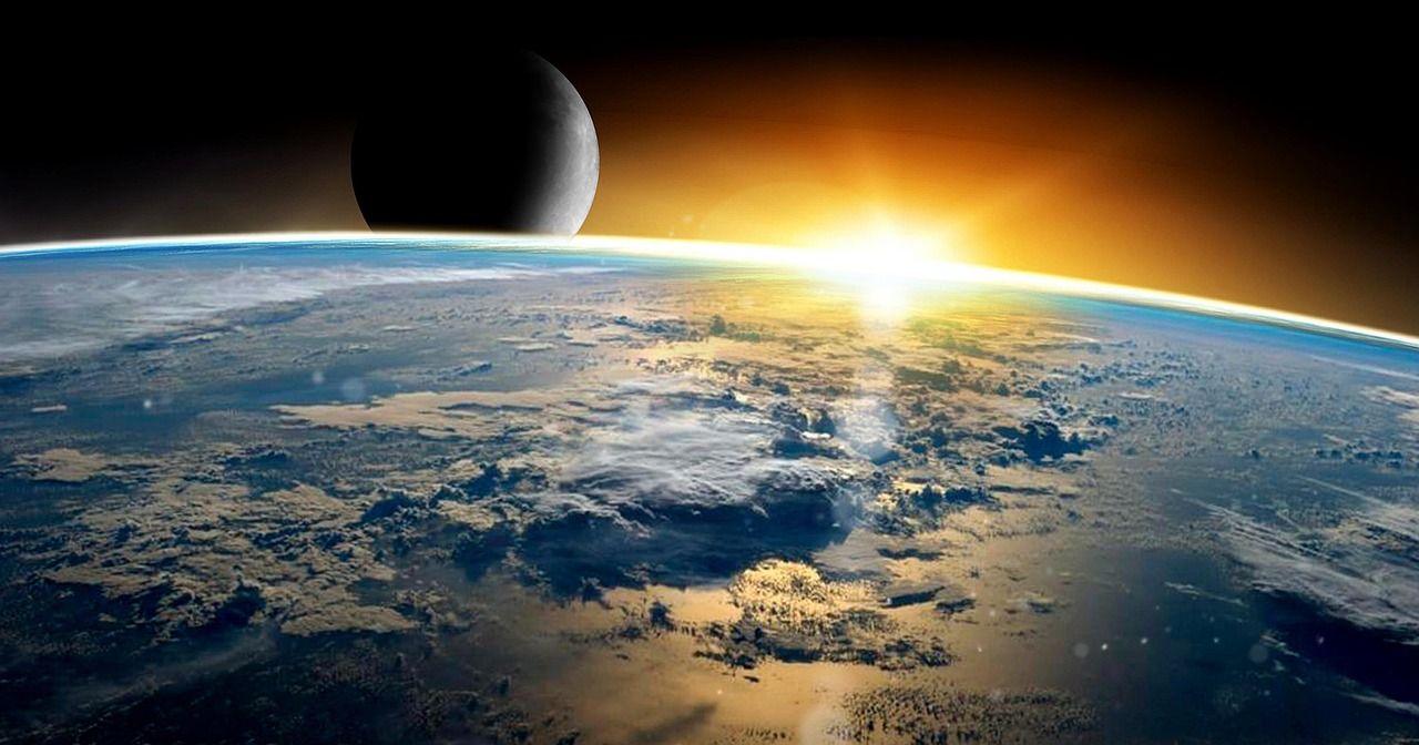 1280x672 Download Earth Orbit Sun. Royalty Free Stock Illustration Image