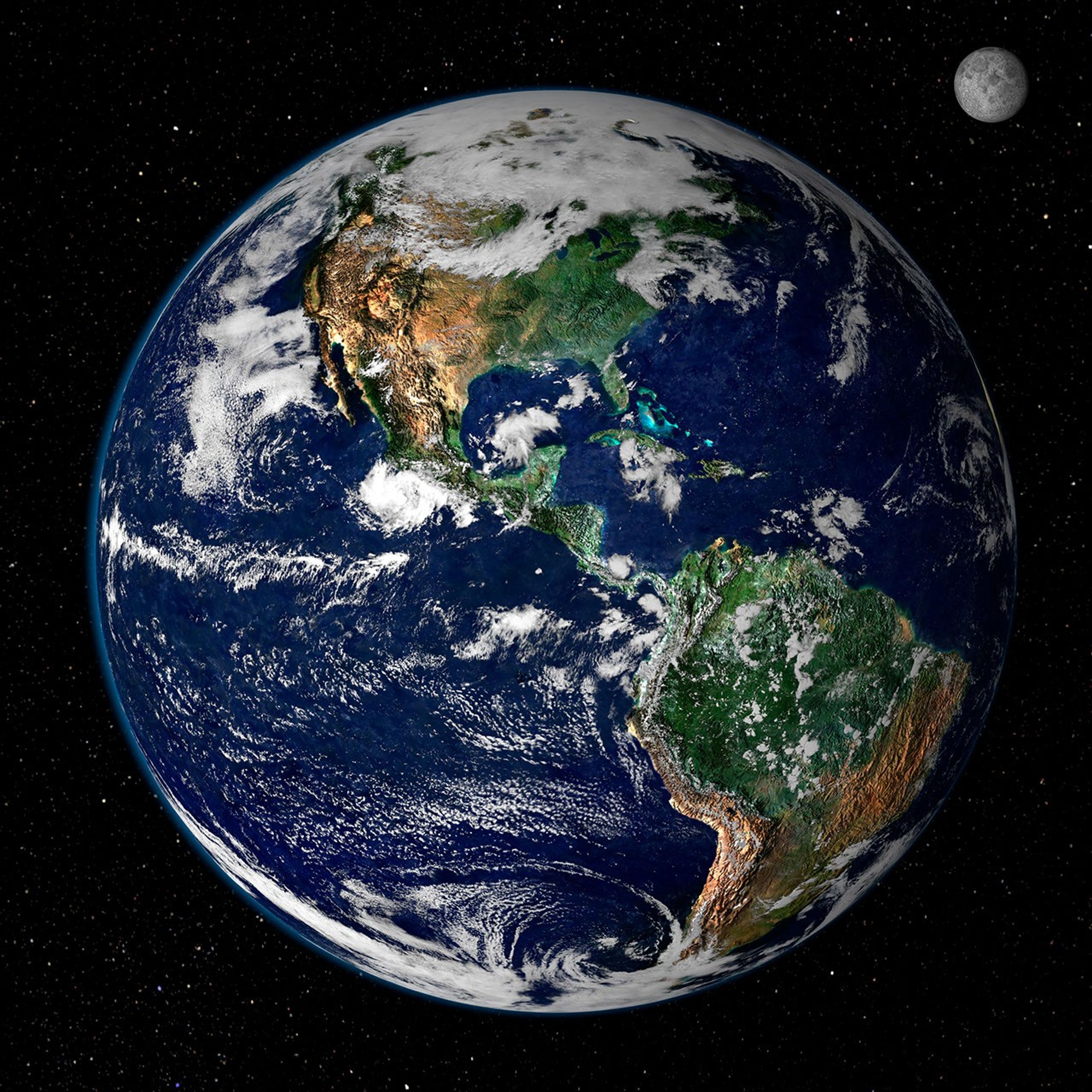 4096x4096 Earth from Space