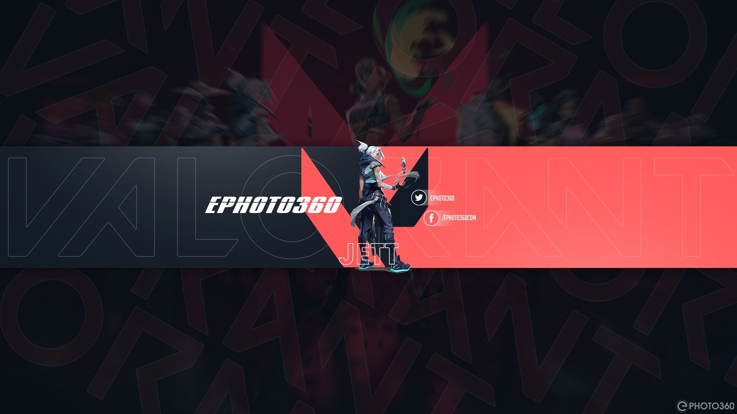 2560x1440 Create Valorant banner youtube online