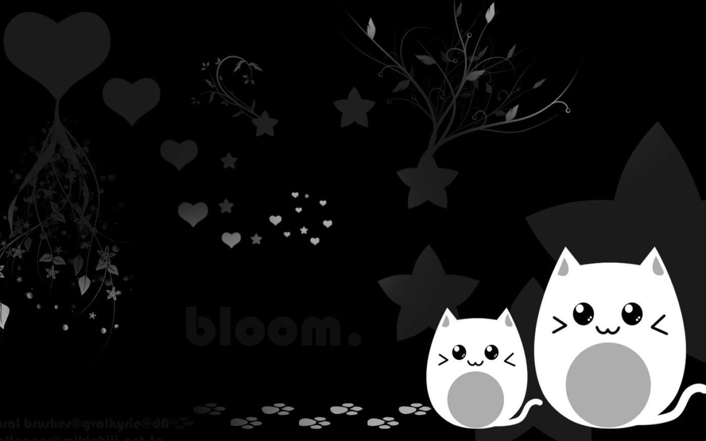 1398x874 Free download Cute black and white wallpaper picture 1 [1398x874] for your Desktop, Mobile & Tablet. Explore Cute Black Wallpaper. Black Cat Wallpaper, Black Cat Wallpaper Free, Cute Photo for Wallpaper