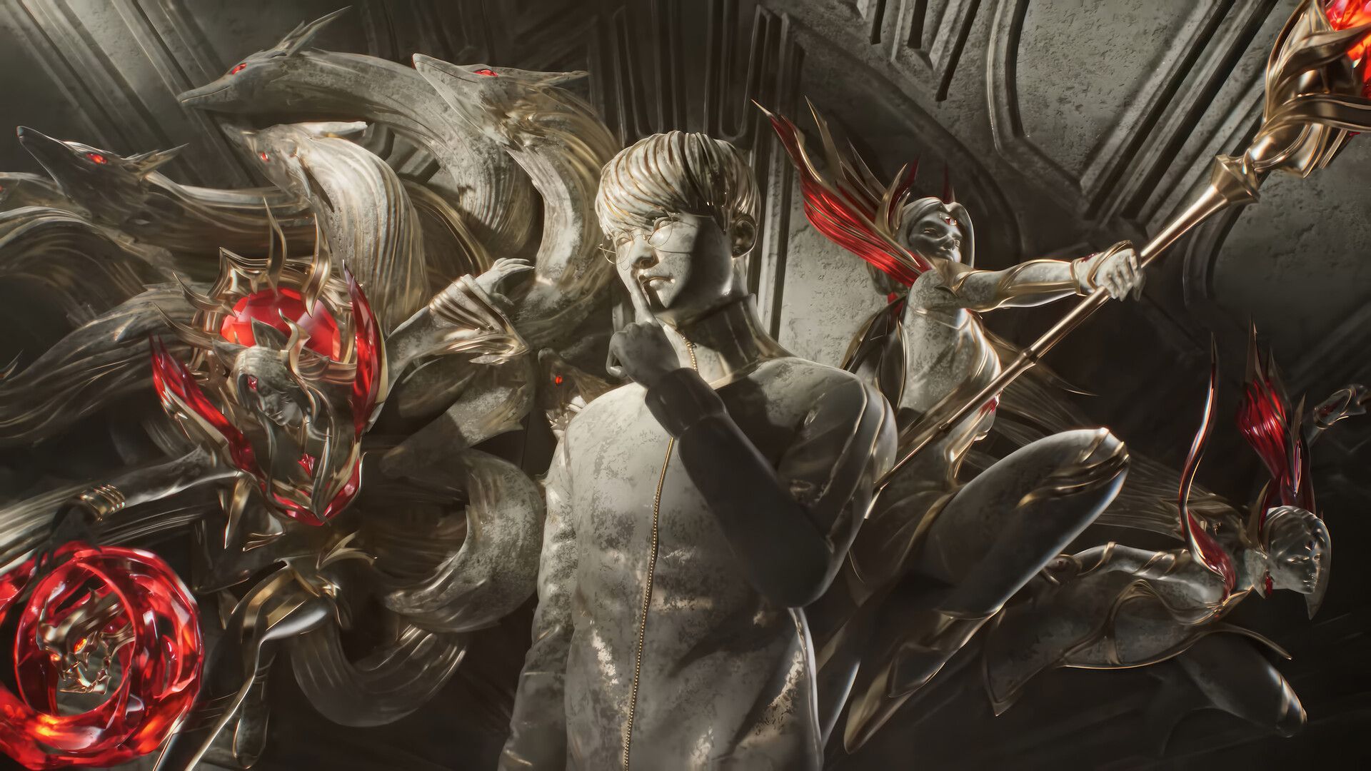 1920x1080 Faker Hall of Legends Collection LoL Wallpaper 4K HD PC j