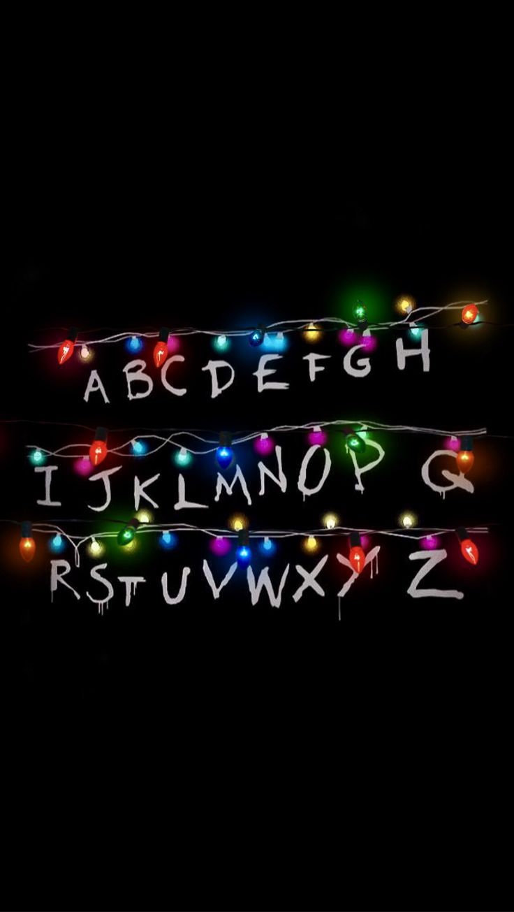 736x1305 Stranger Things lights