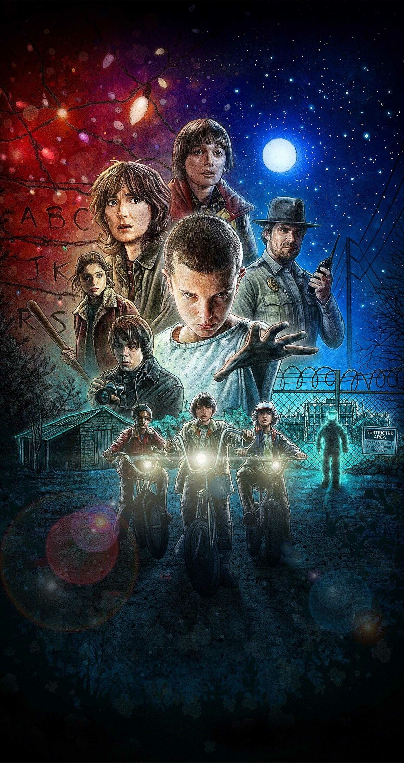 1554x2934 Stranger Things Wallpaper