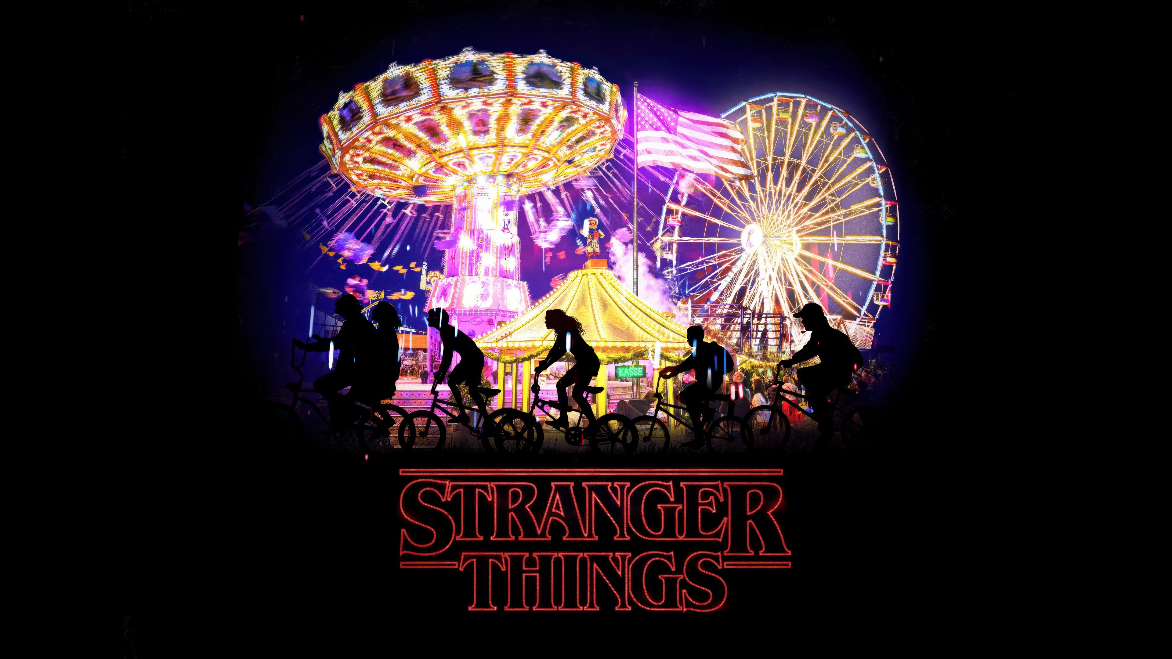 3840x2160 Stranger Things Wallpaper 4K, Season Poster