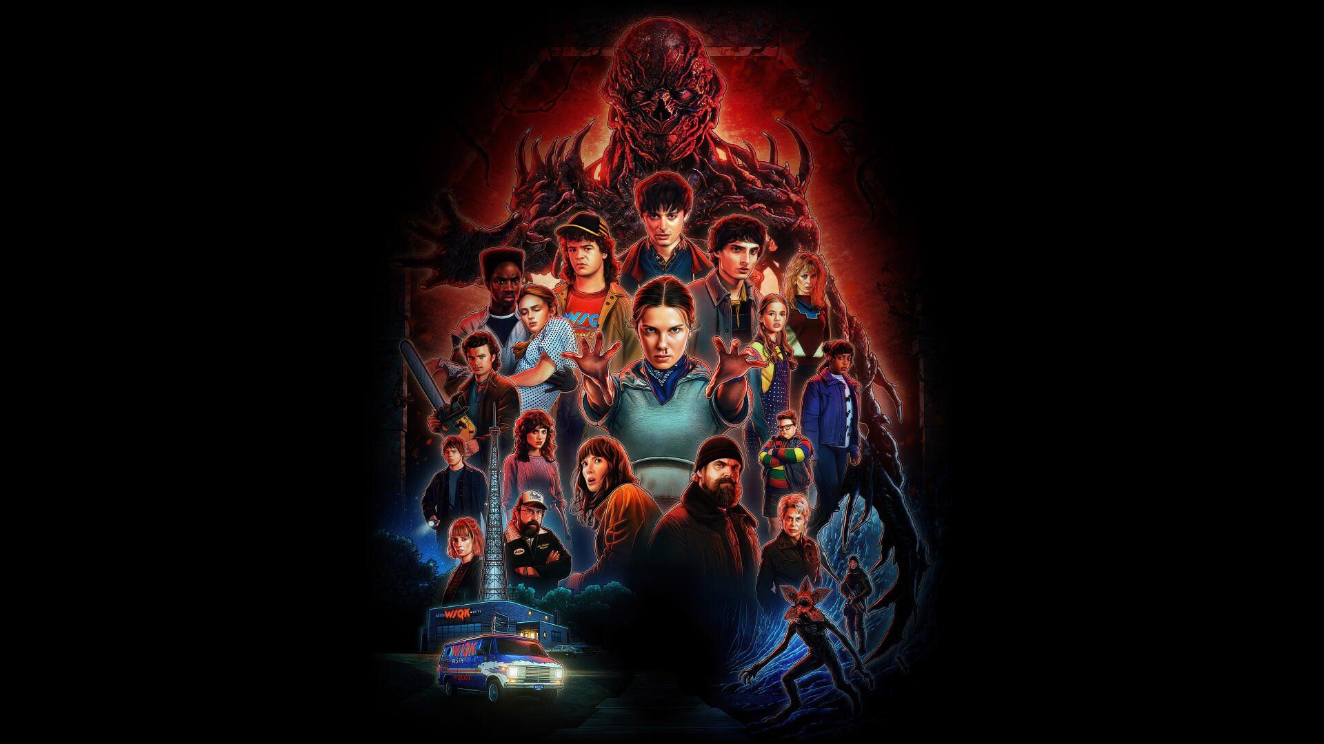 1920x1080 Stranger Things 8K Ultra HD: Heroes of the Upside Downx4320