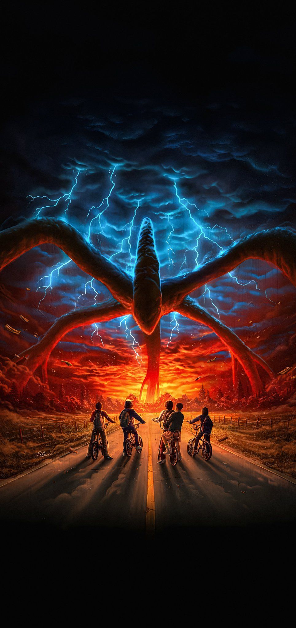964x2048 Ａｌｏｎｅｂｏｙ on X: Stranger Things Cover Art Wallpaper! #StrangerThings5 # StrangerThings / X