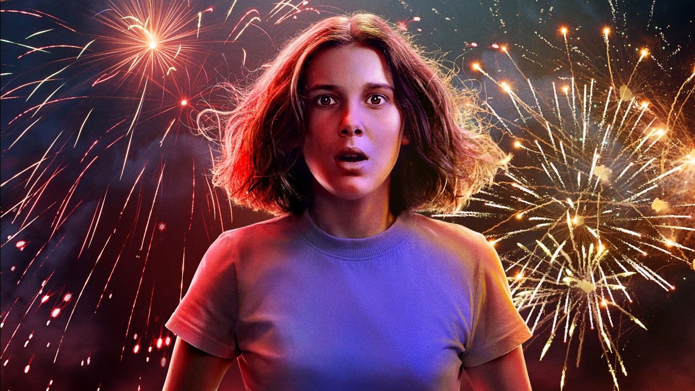 1366x768 Stranger Things 7 4K HD Wallpaper