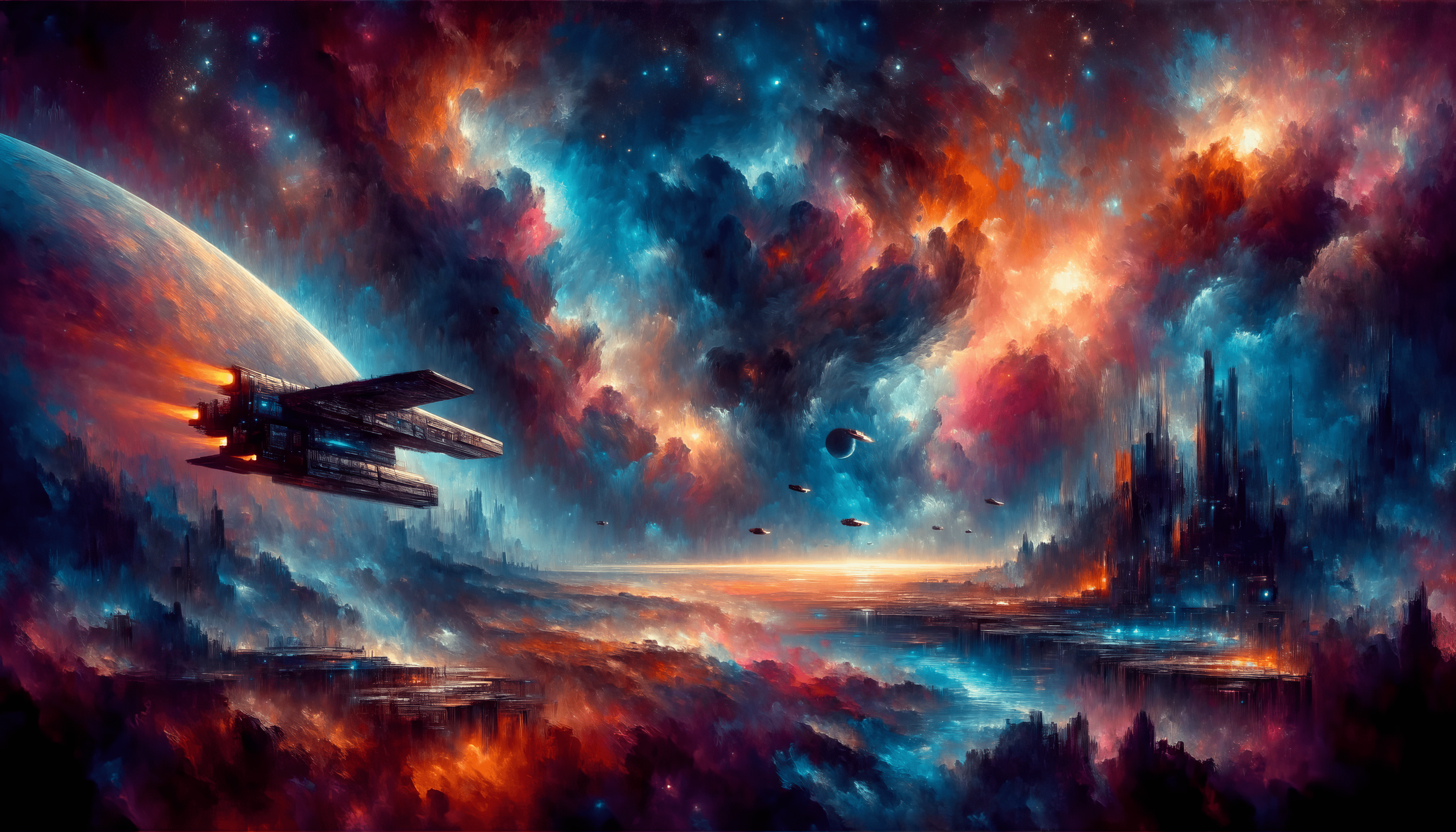 3584x2048 Space Opera Wallpaper and Background: Free HD Download