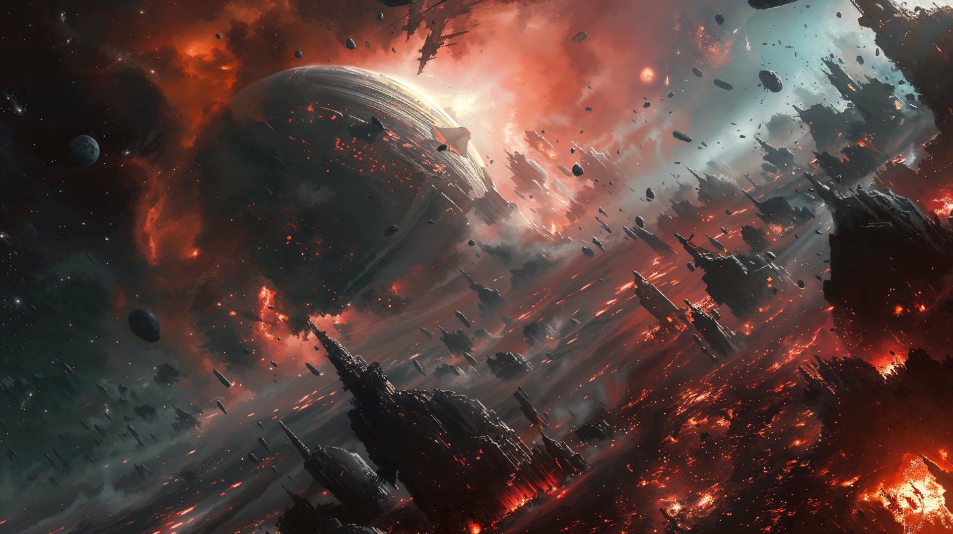 1920x1076 Epic Sci Fi Space Opera Ruins Wallpaper By Phaethonx3264