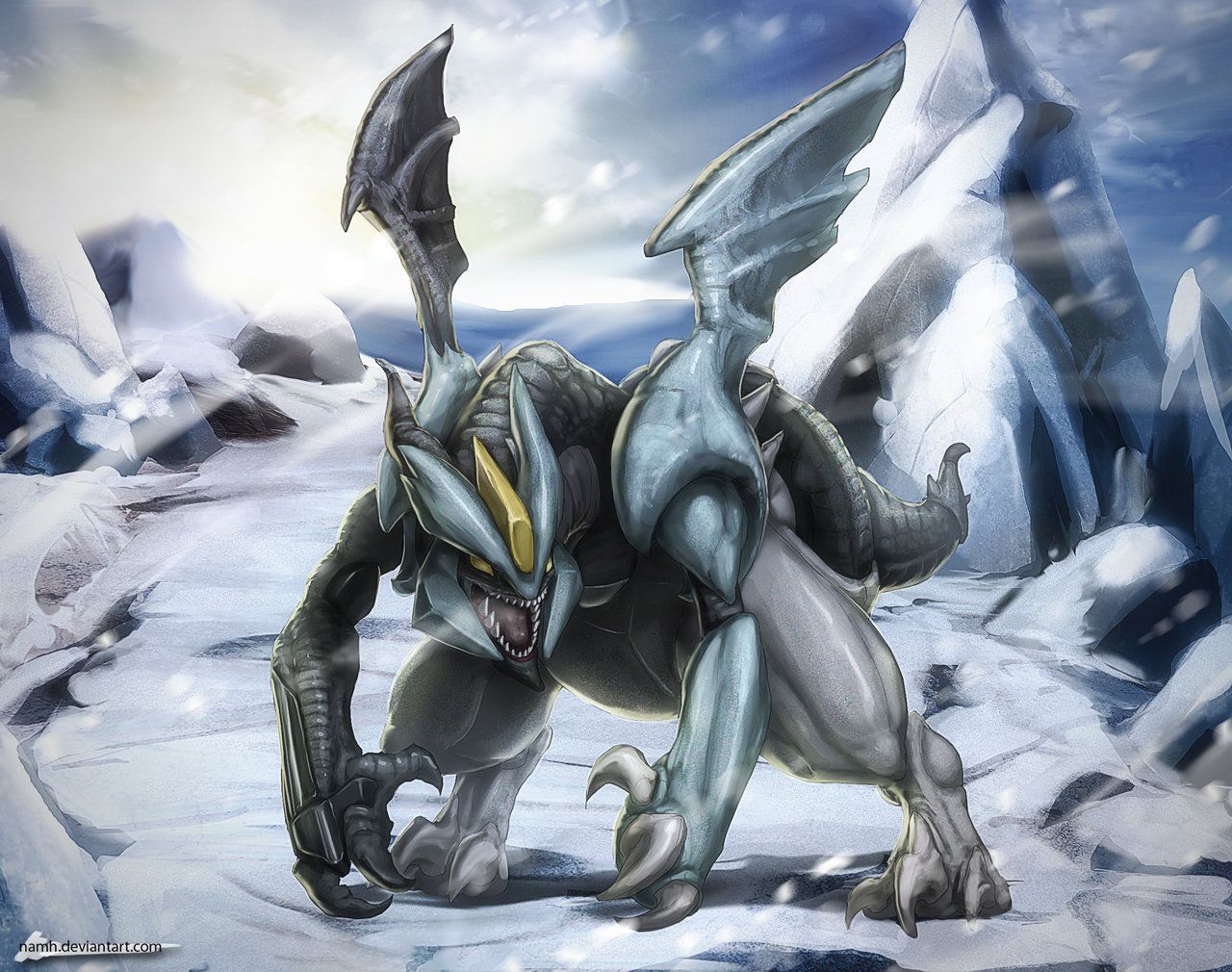 1280x1010 Black Kyurem Wallpaper