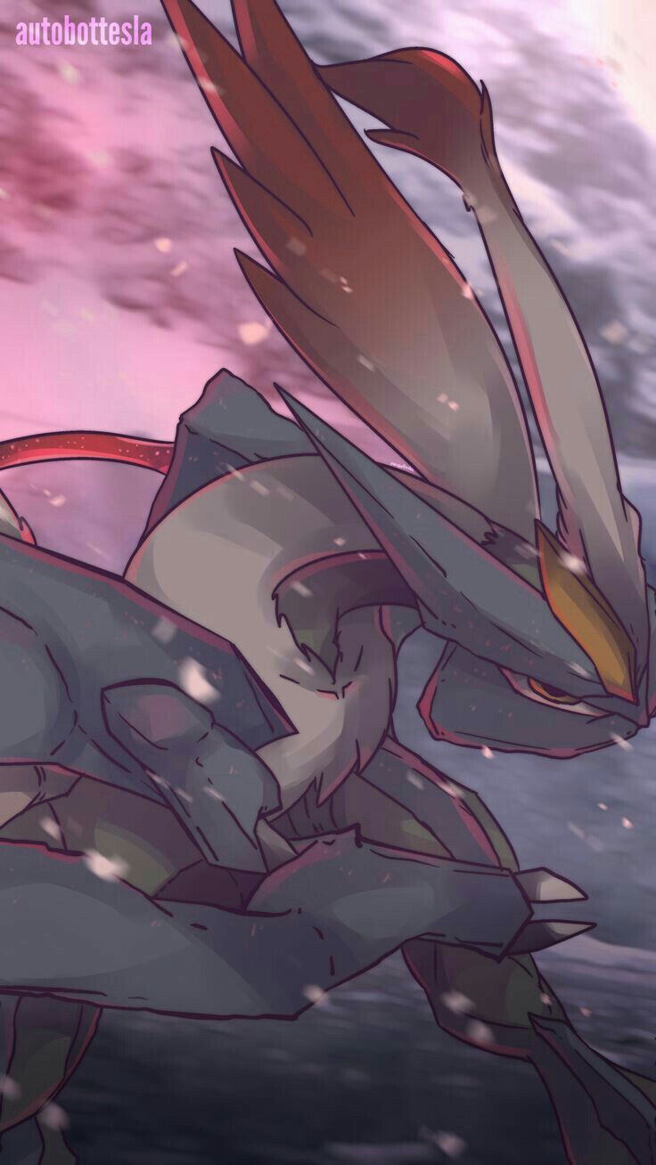 736x1308 Kyurem wallpaper. Kyurem fan art, White kyurem art, Black kyurem