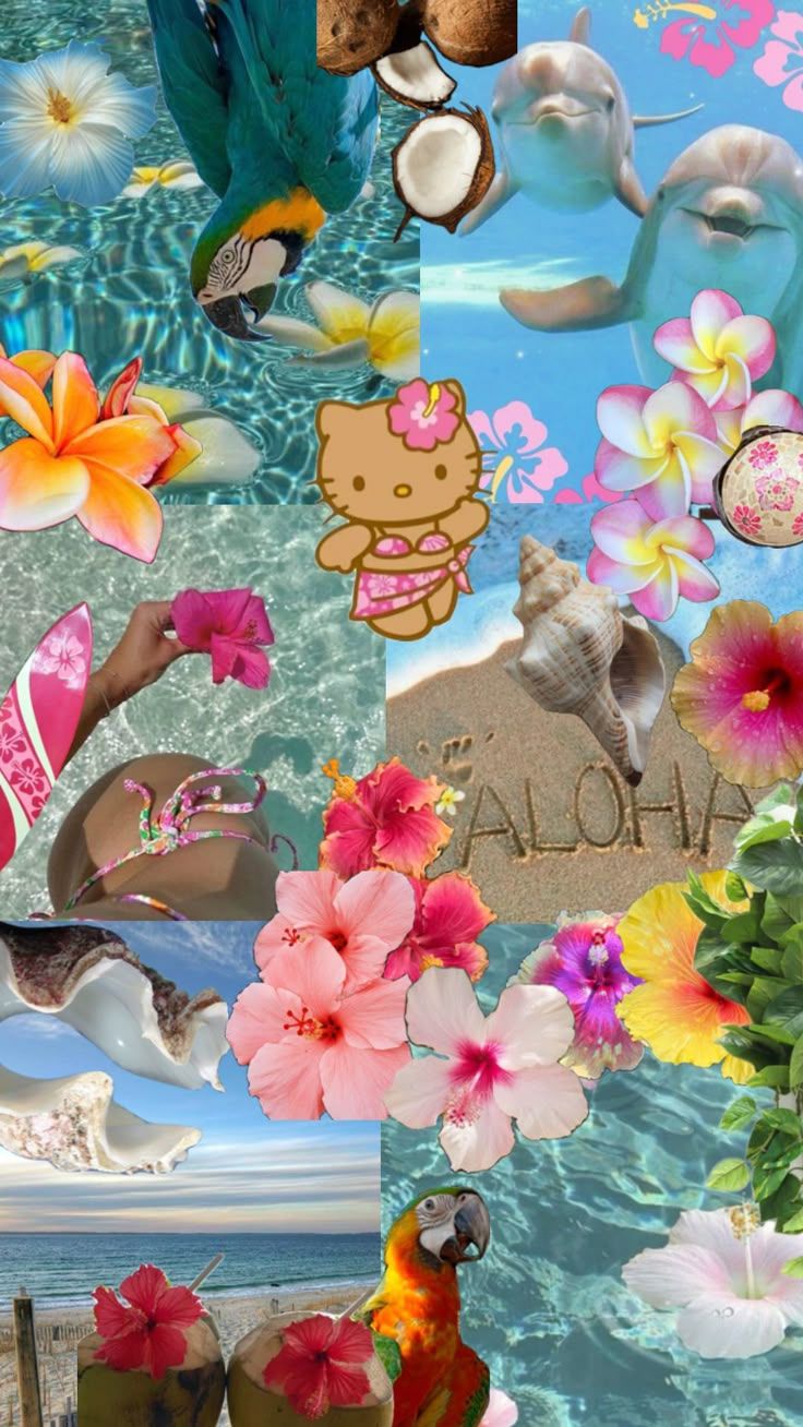 736x1308 hawaii y2k wallpaper!