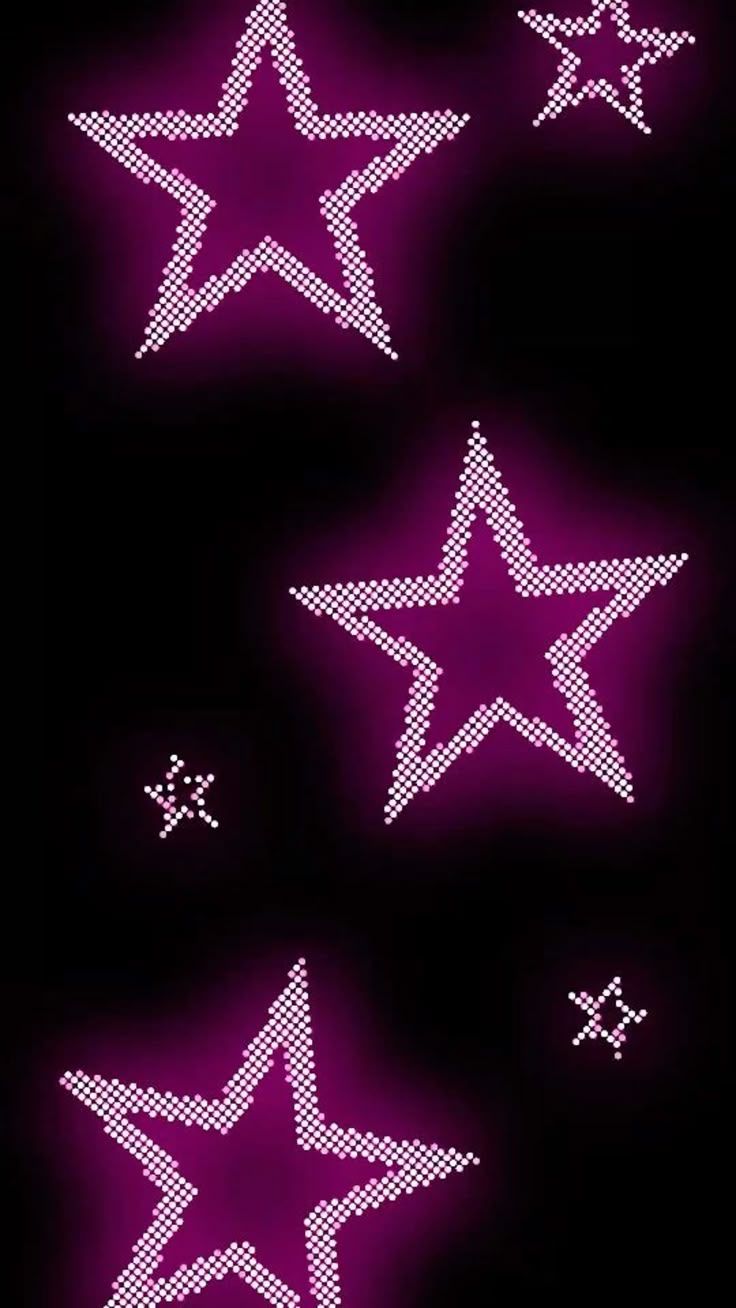 736x1308 Pink y2k star wallpaper!