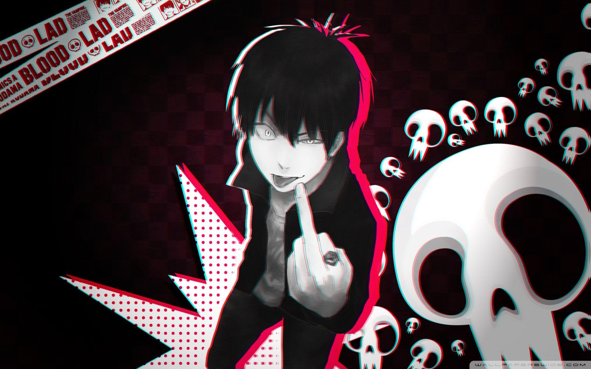 1920x1200 Blood Lad F**k You Ultra HD Desktop Background Wallpaper for 4K UHD TV : Tablet