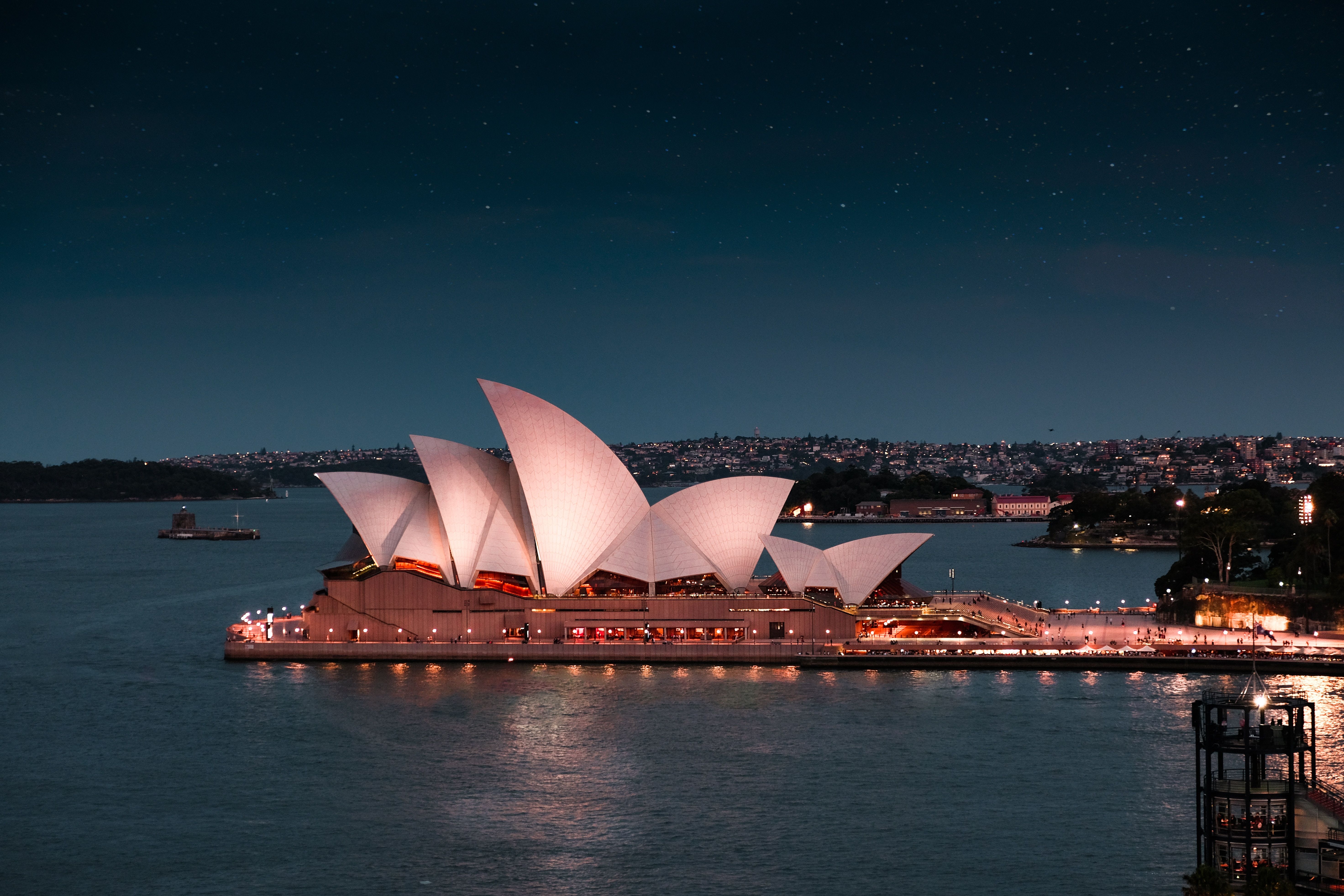 5888x3925 Sydney Opera House at Night