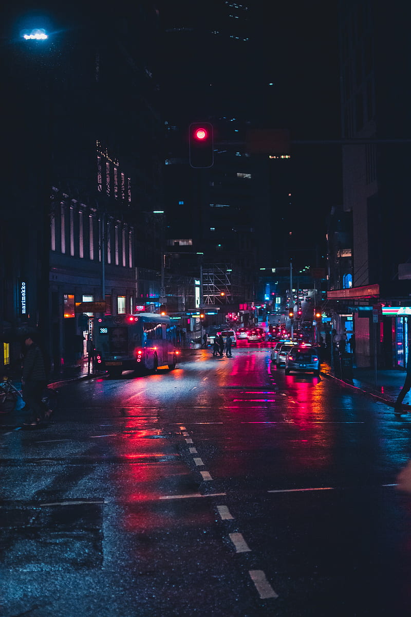 800x1200 HD sydney night lights wallpaper