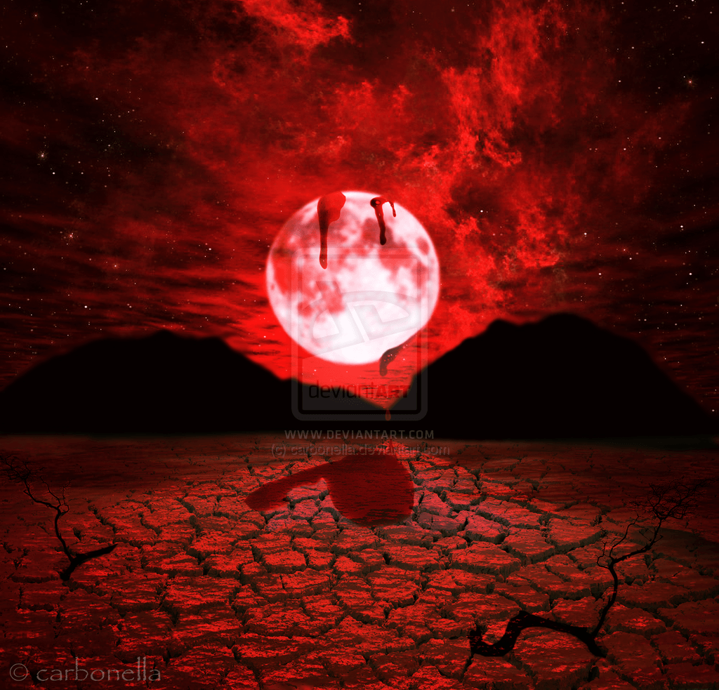 Red Moon Night Sky Wallpapers - Top Free Red Moon Night Sky Backgrounds ...