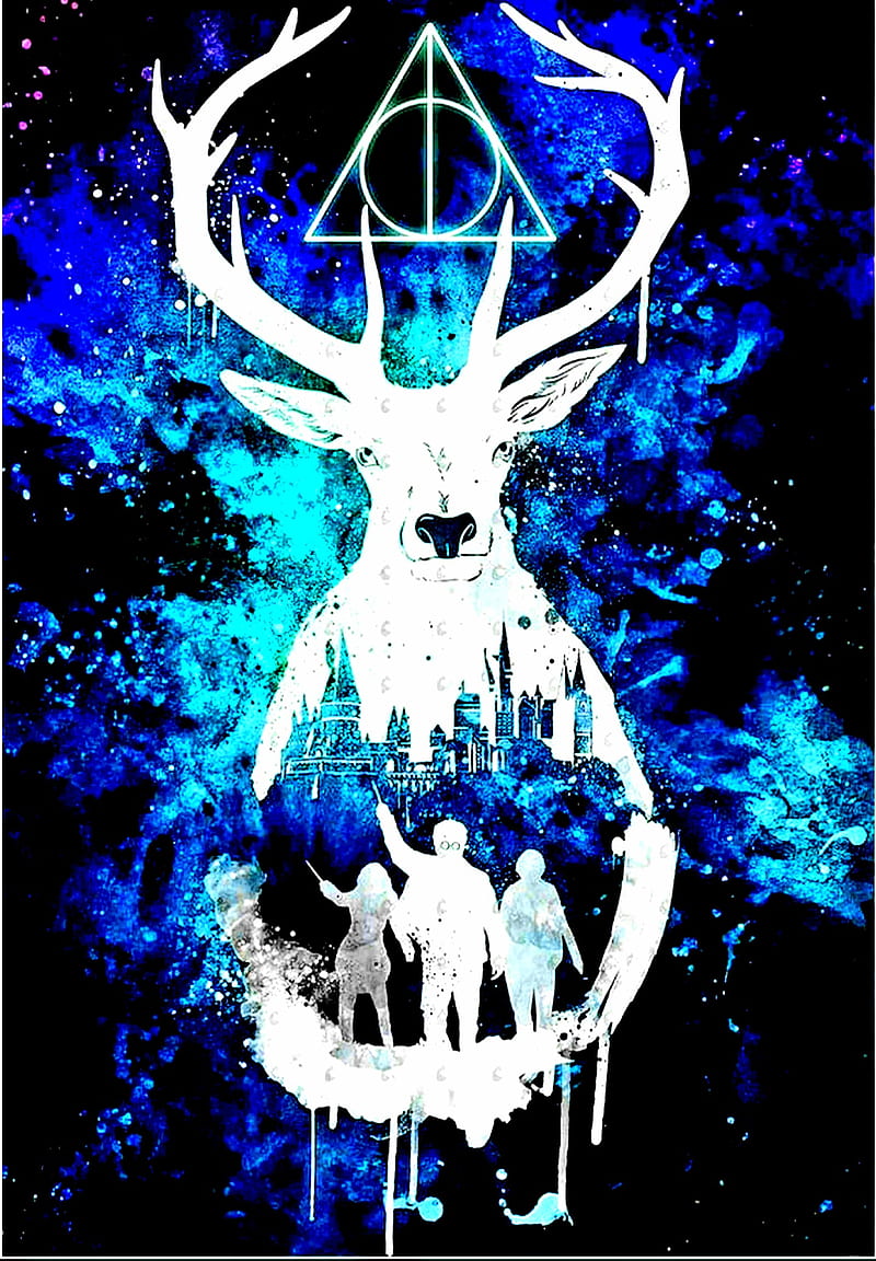 800x1152 Harry Potter, deer, magic, HD phone wallpaper