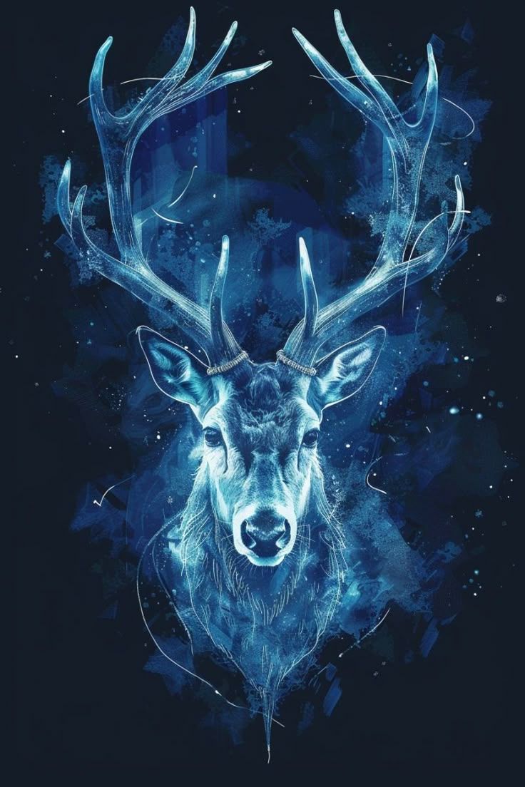 736x1104 Stag Patronus for wallpaper