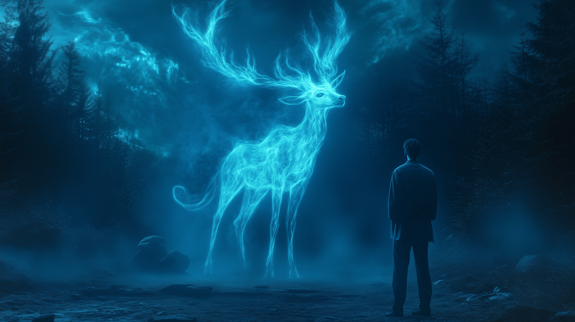1920x1076 Magical Patronus: HD Wallpaper from the Harry Potter Fantasy World