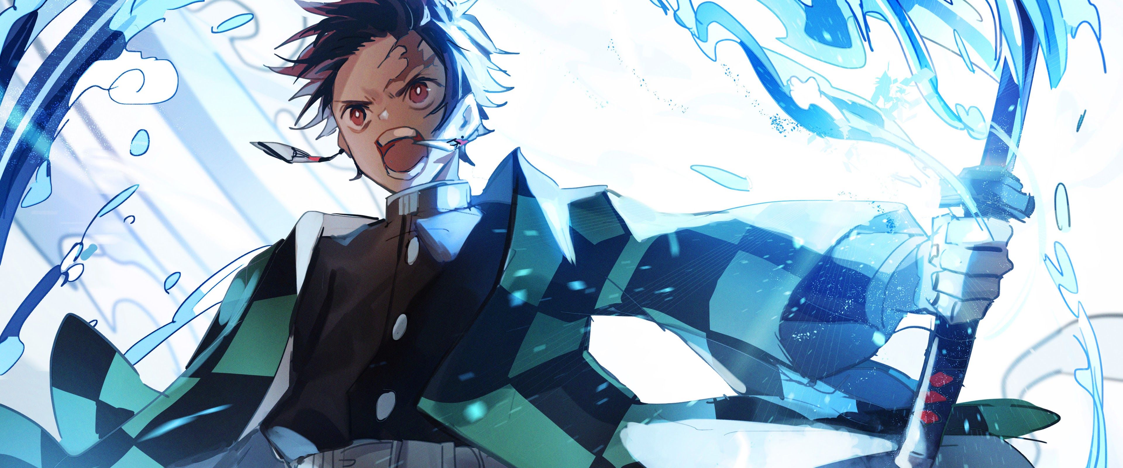 3840x1600 Tanjirou Kamado Kimetsu No Yaiba 4K Wallpaper HD