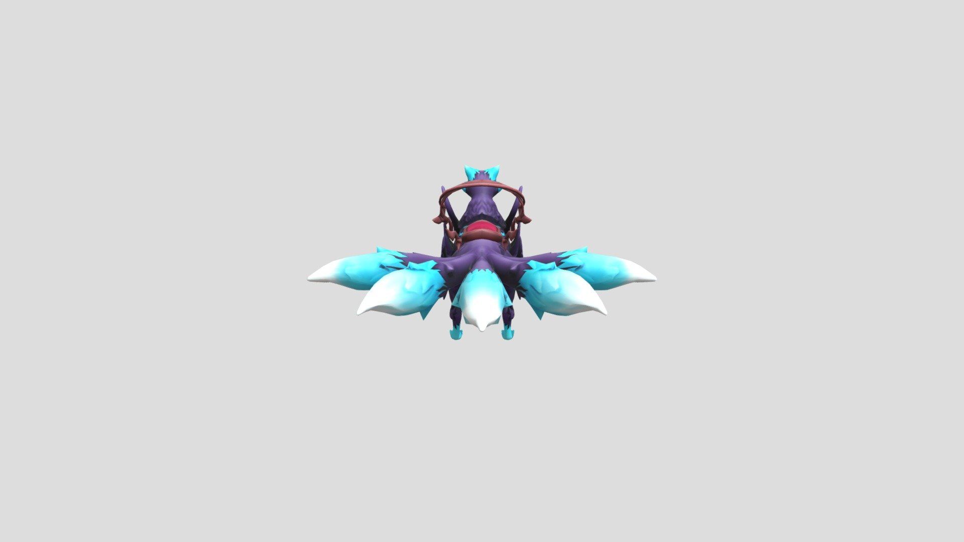 1920x1080 kitsune from blox fruit model by Nathan The Op Require Showcase [c6330ca]