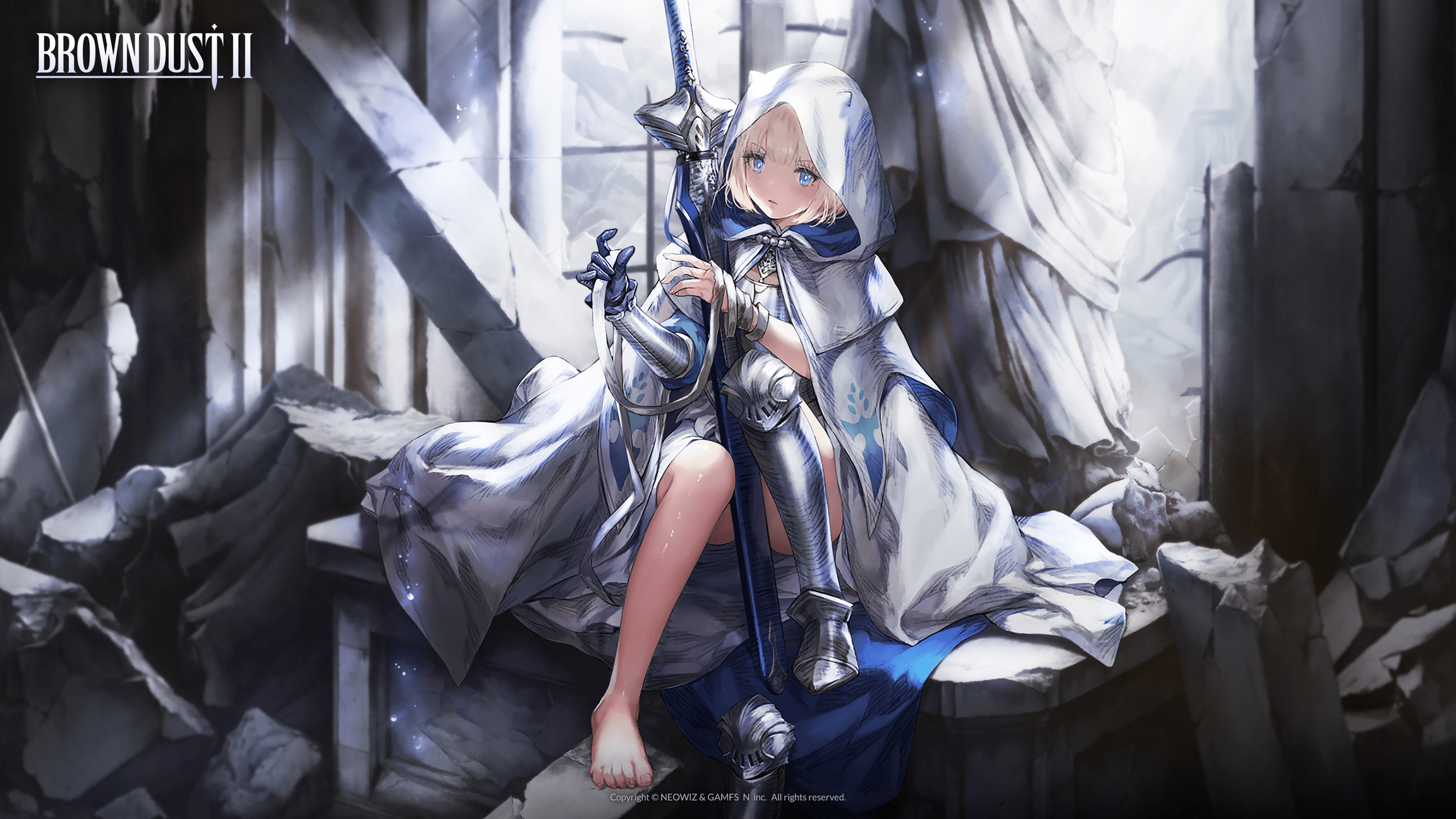 2304x1296 Justia (Brown Dust II) HD Wallpaper by GAMFS Anime Image Board