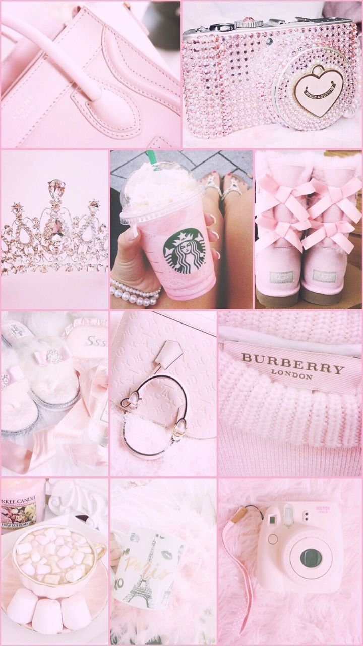 720x1280 Cute Pink Stuff Wallpaper