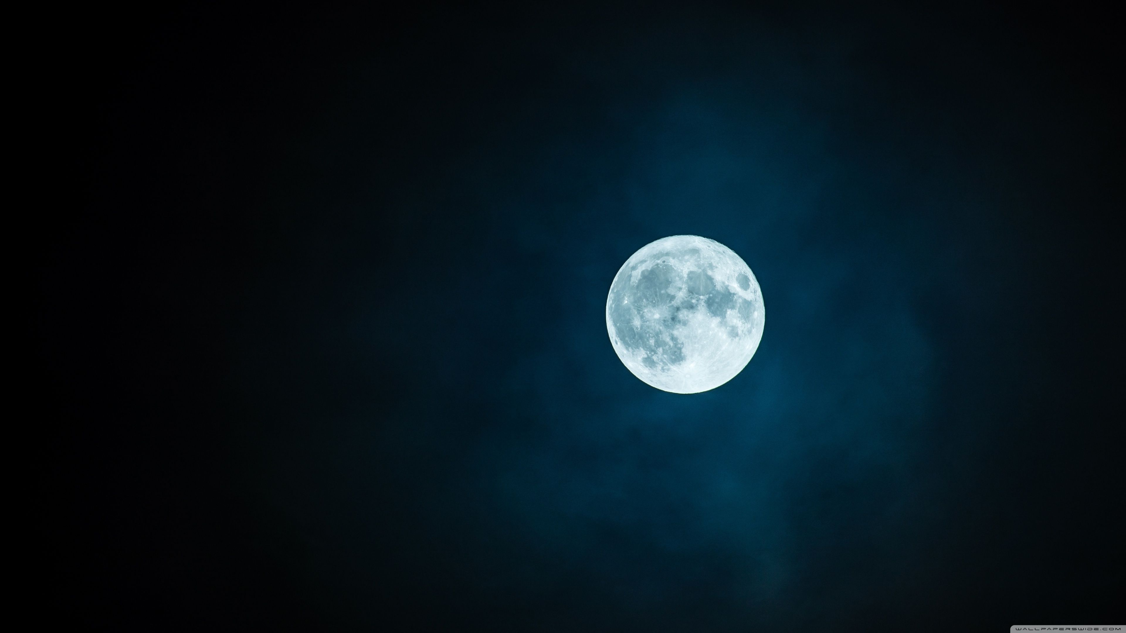 3840x2160 Full Moon 4K UHD Wallpaper for UltraHD Desktop and TV : Widescreen and UltraWide Display : Dual and Triple Monitor : Smartphone and Tablet Devices