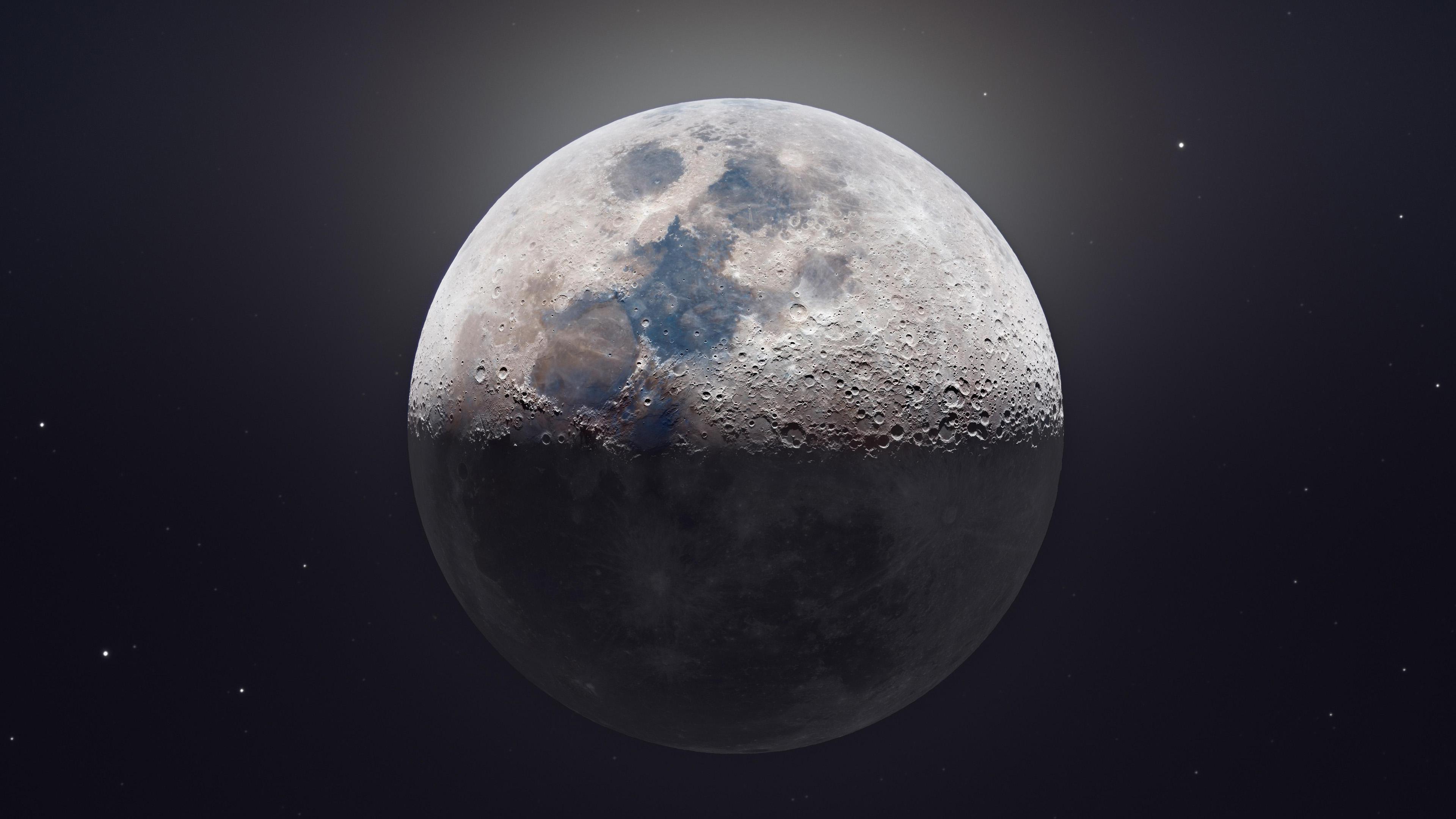 3840x2160 Full Moon 4k Wallpaper
