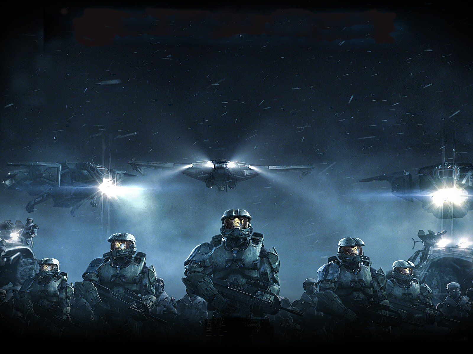 1600x1200 Halo Warriors with Vehicles Wallpaperx1200