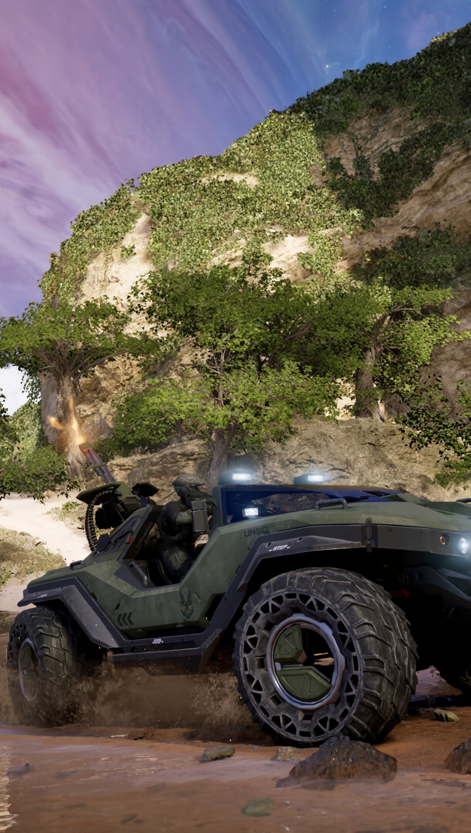 1630x2880 Halo: Combat Evolved scene on the beach Wallpaper 4K for iPhone and Mobile Phone