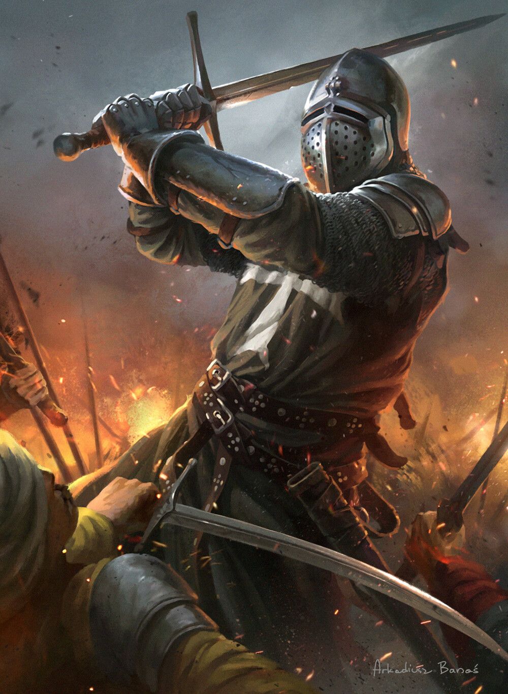 1000x1365 Lone Swordsman