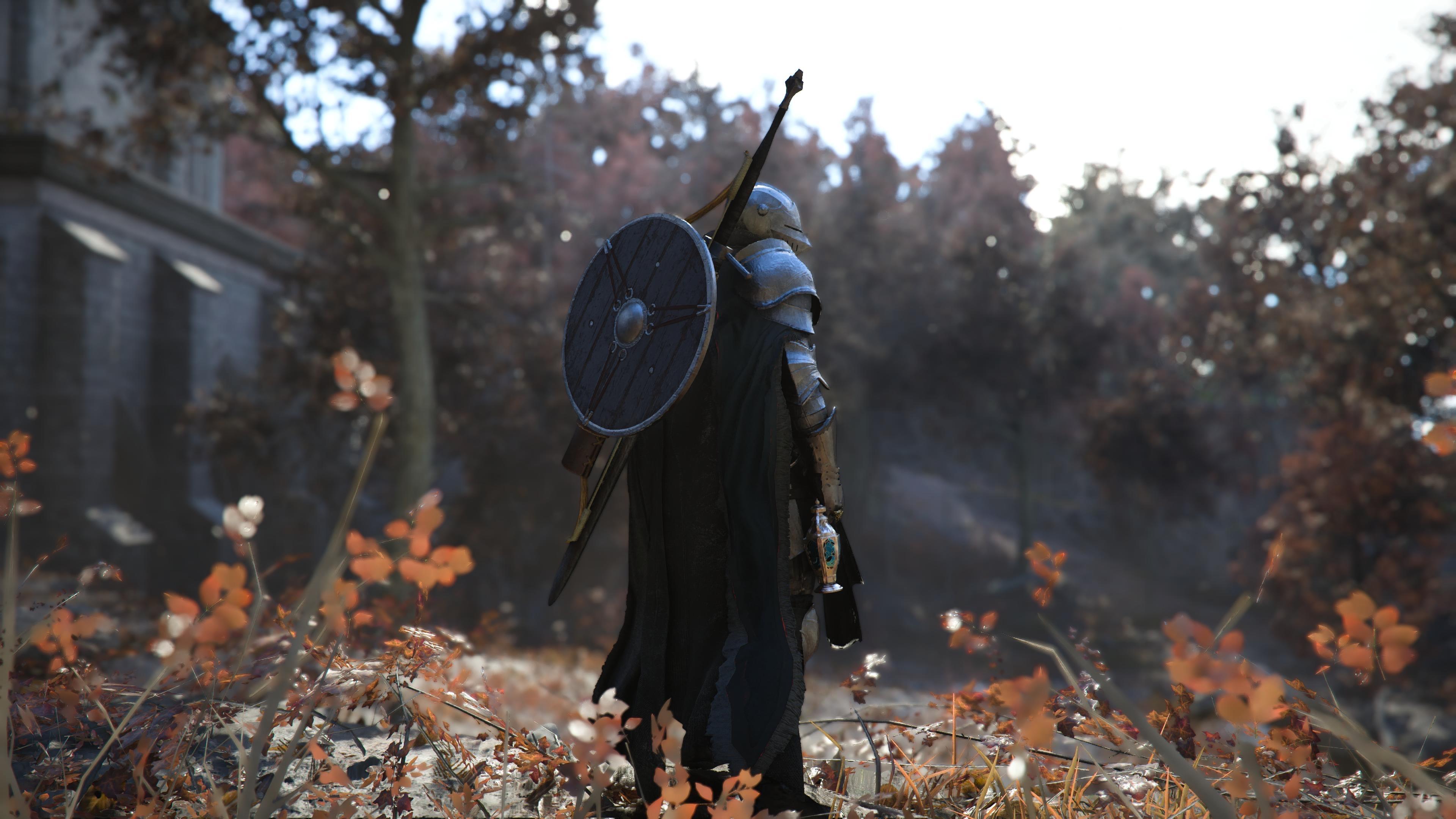 3840x2160 The Lone Knight