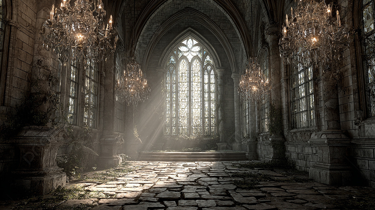 1200x673 Gothic Castle Illustration Medieval Halloween Photo, Windows, Background, Mystery Background Image And Wallpaper for Free Download