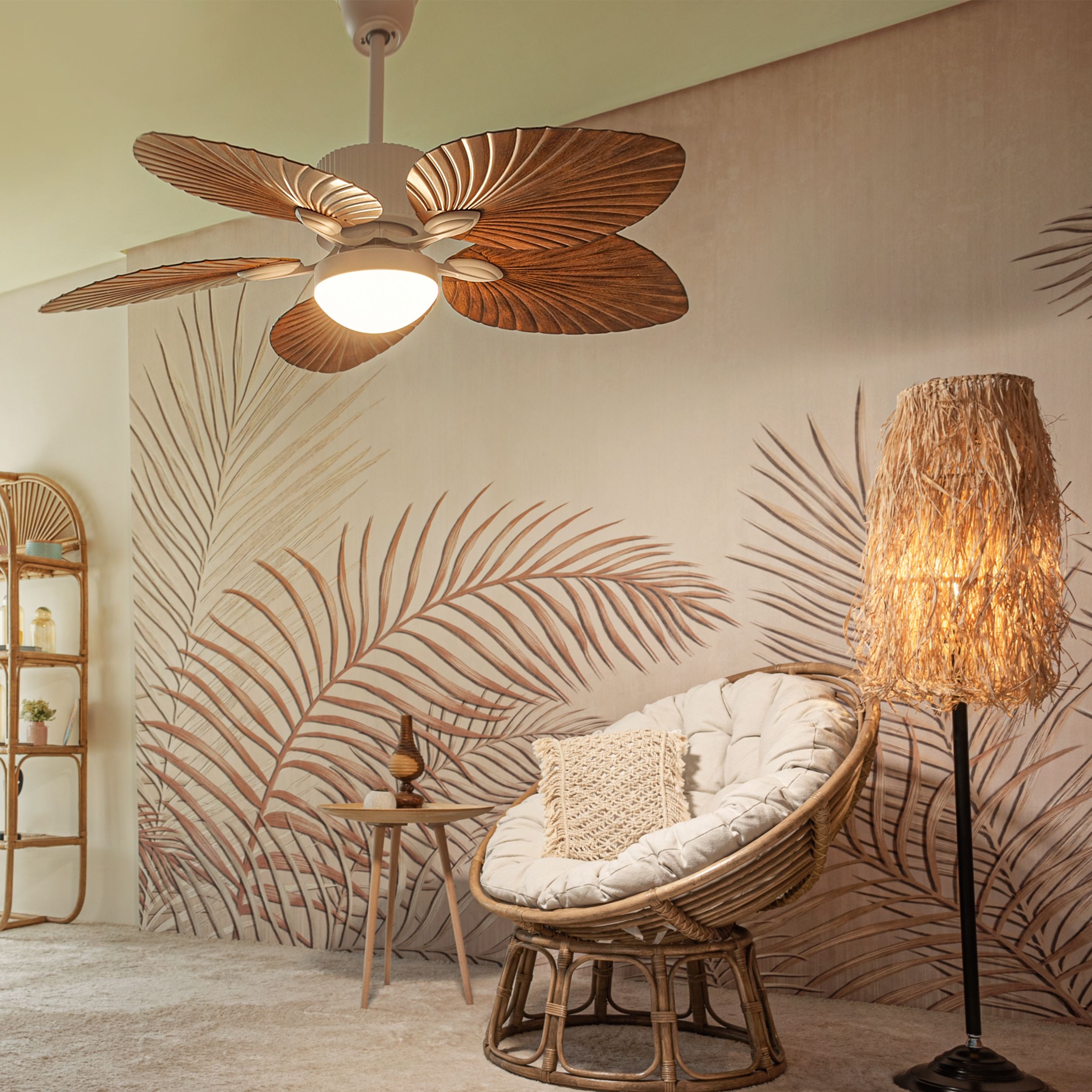 2500x2500 Leaves 50 Inch Ceiling Fan. إنارات السعودية