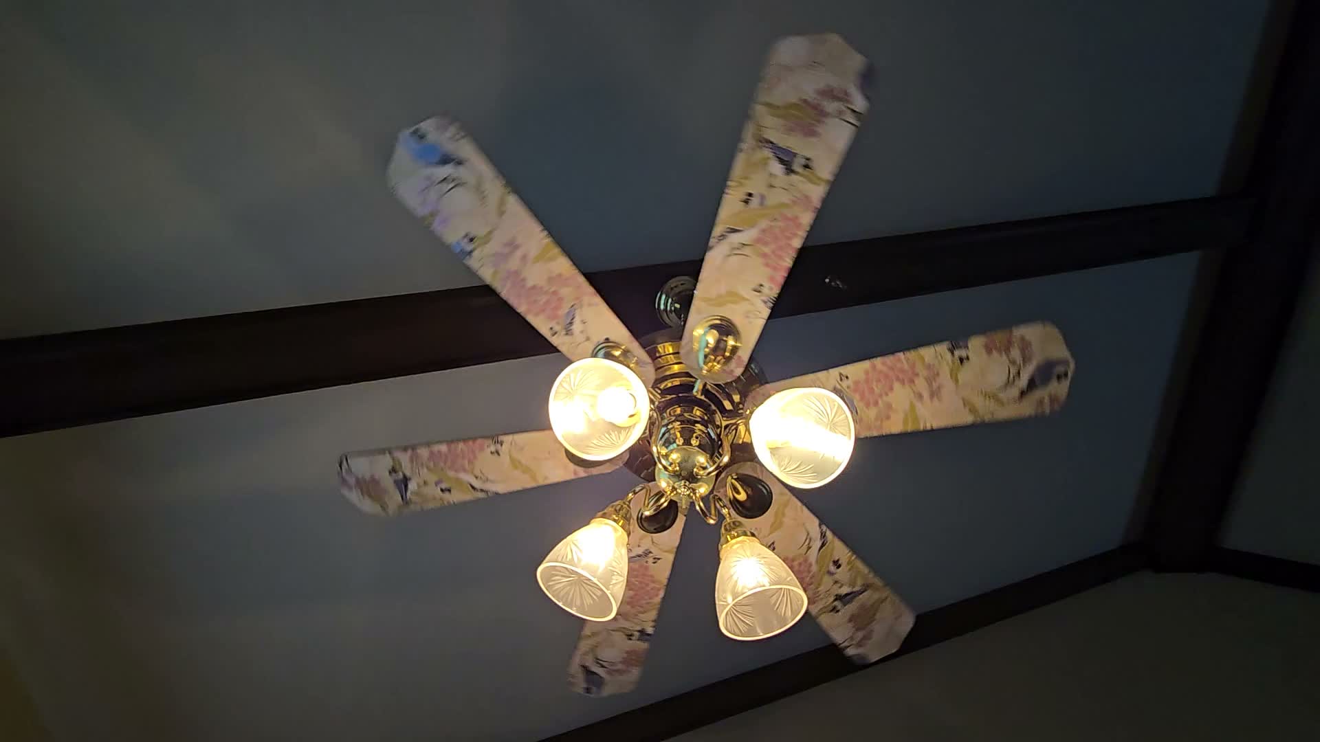 1920x1080 Wallpaper to transform ugly 90s brass and oak ceiling fan