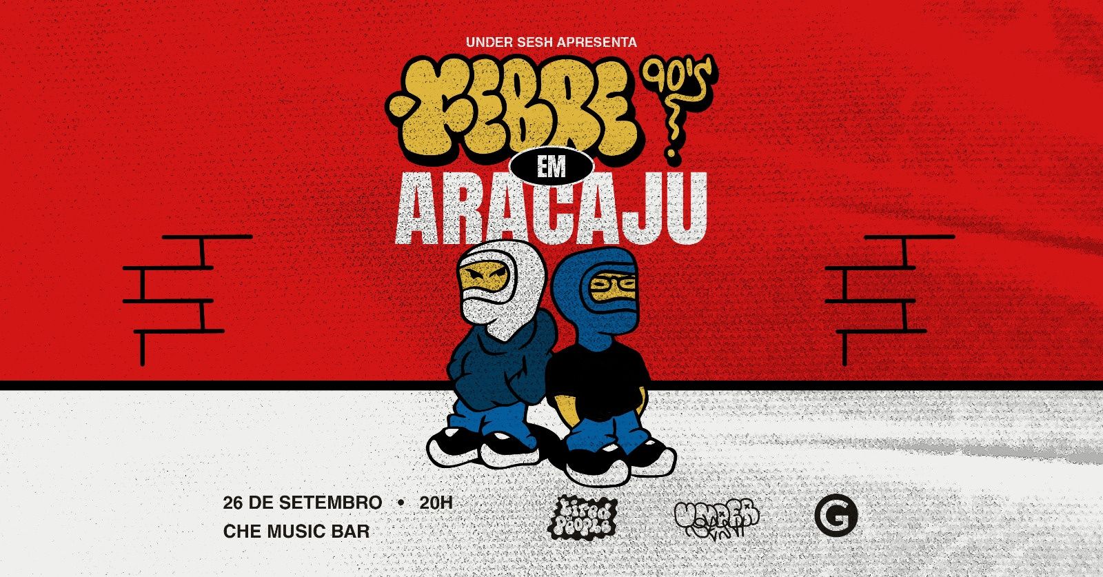 1600x837 Febre90's em Aracaju em Aracaju